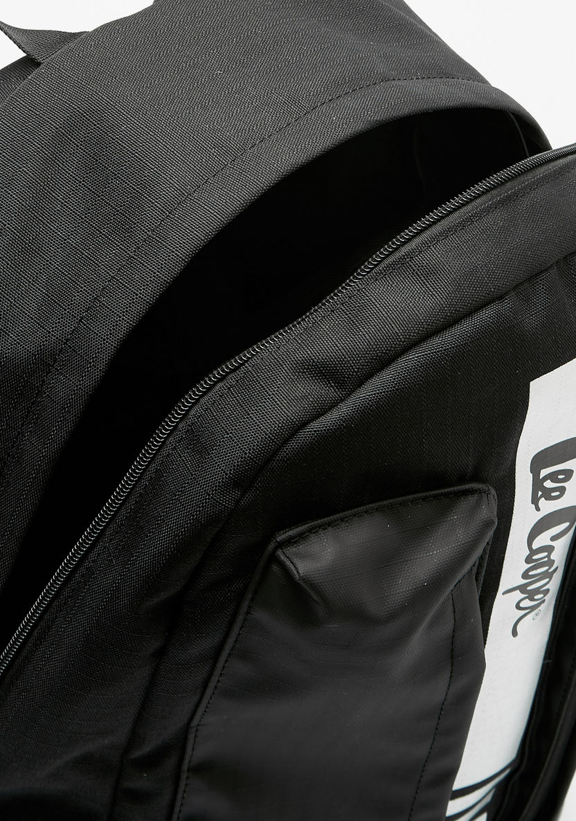 Lee Cooper Logo Print Backpack-Men%27s Backpacks-image-3