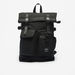 Lee Cooper Solid Backpack with Adjustable Straps and Buckle Closure-Men%27s Backpacks-thumbnail-0