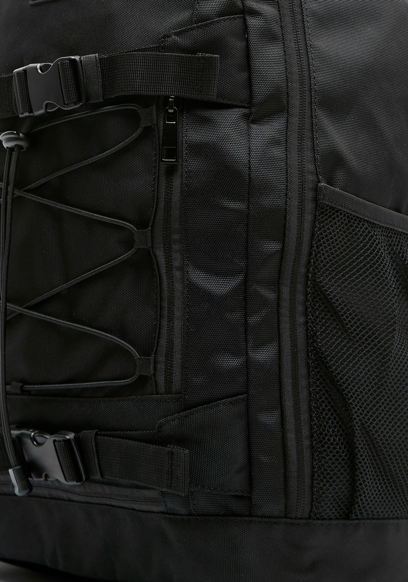 Lee Cooper Textured Backpack with Zip Closure-Men%27s Backpacks-image-2