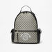 Lee Cooper Printed Backpack with Adjustable Shoulder Straps-Women%27s Backpacks-thumbnail-0