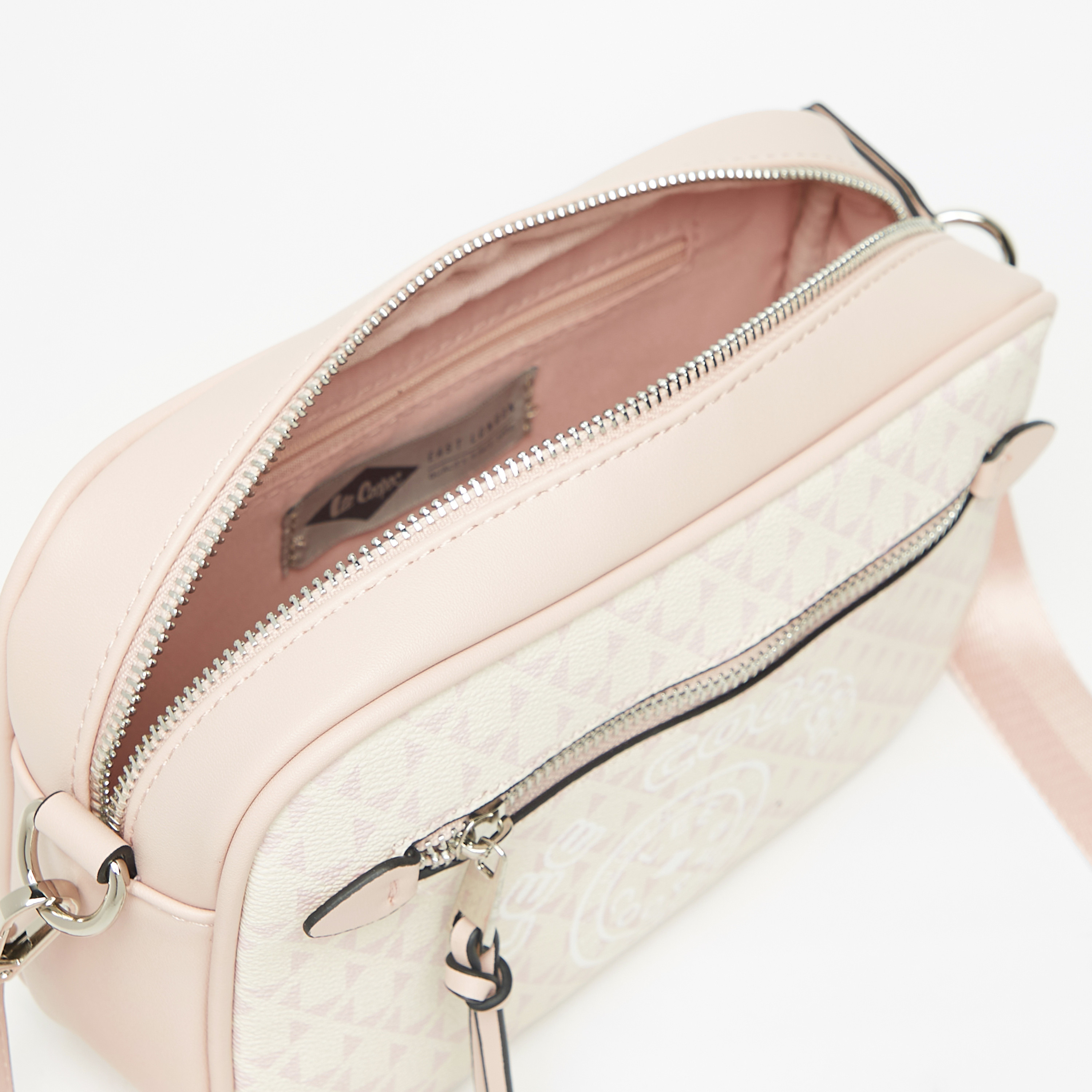Lee Cooper Printed Crossbody Bag with Detachable Strap and Zip Closure-women-bagsandwallets-handbags-image-4