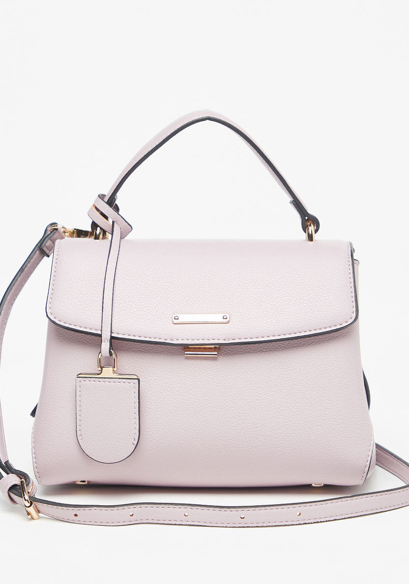Celeste Solid Satchel Bag-Women%27s Handbags-image-0