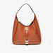 Celeste Solid Hobo Bag with Lock Accent-Women%27s Handbags-thumbnailMobile-0
