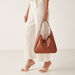 Celeste Solid Hobo Bag with Lock Accent-Women%27s Handbags-thumbnailMobile-1