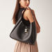 Celeste Solid Hobo Bag with Lock Accent-Women%27s Handbags-thumbnailMobile-1