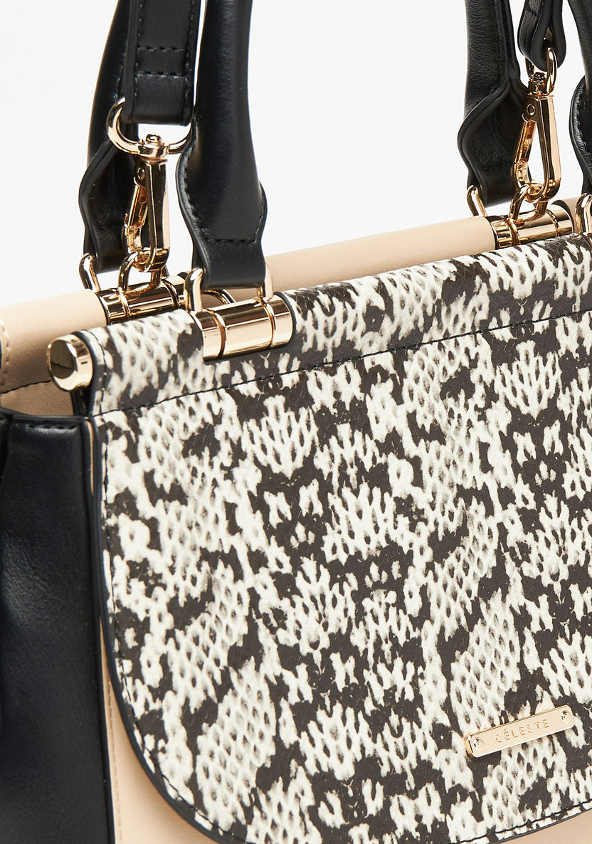 Celeste Animal Print Tote Bag with Double Handles-Women%27s Handbags-image-3