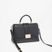 Celeste Monogram Embossed Satchel Bag with Detachable Strap-Women%27s Handbags-thumbnail-1