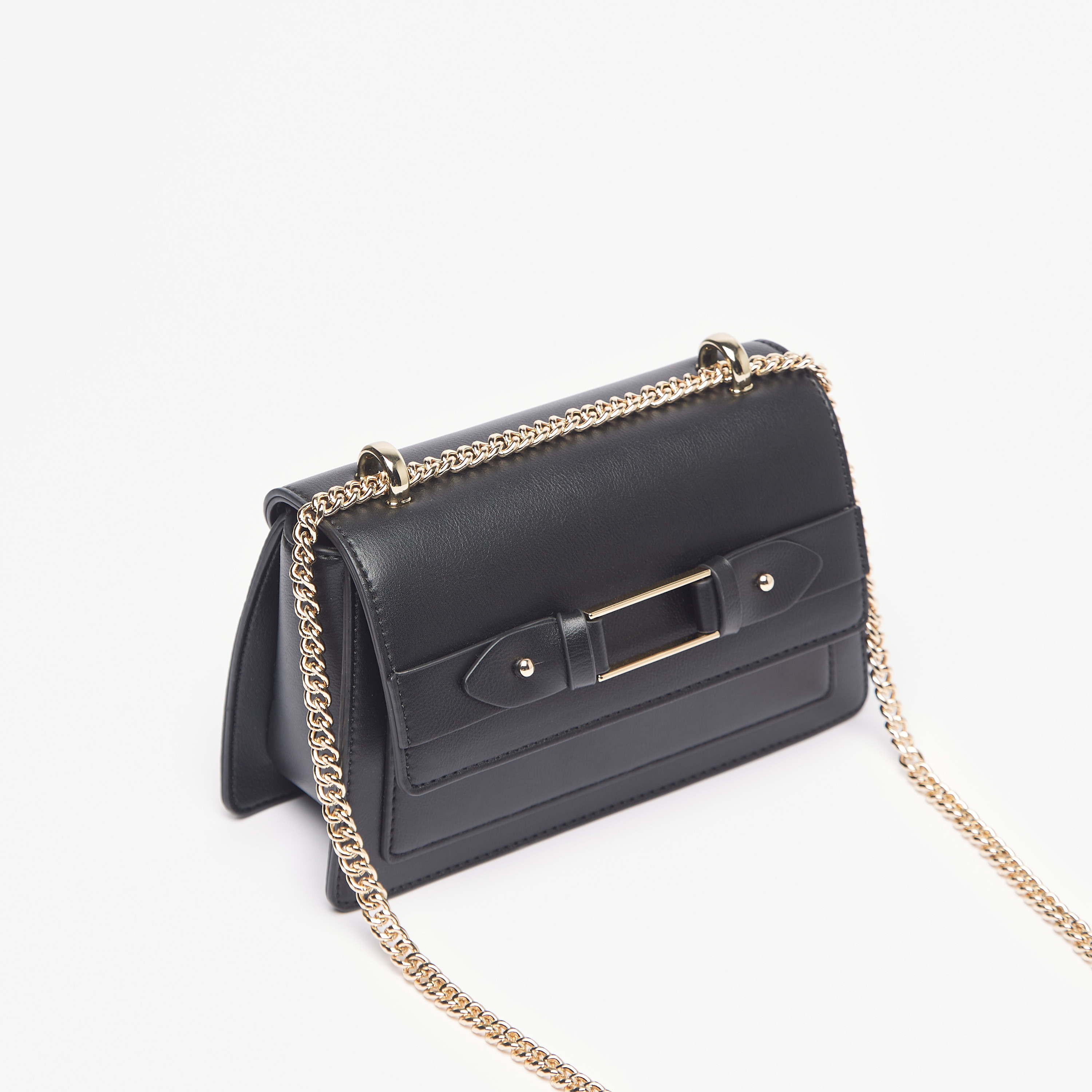 شنطة كروس بودي سادة بحزام سلسلة ميتاليك من سيليست-women-bagsandwallets-handbags-image-2