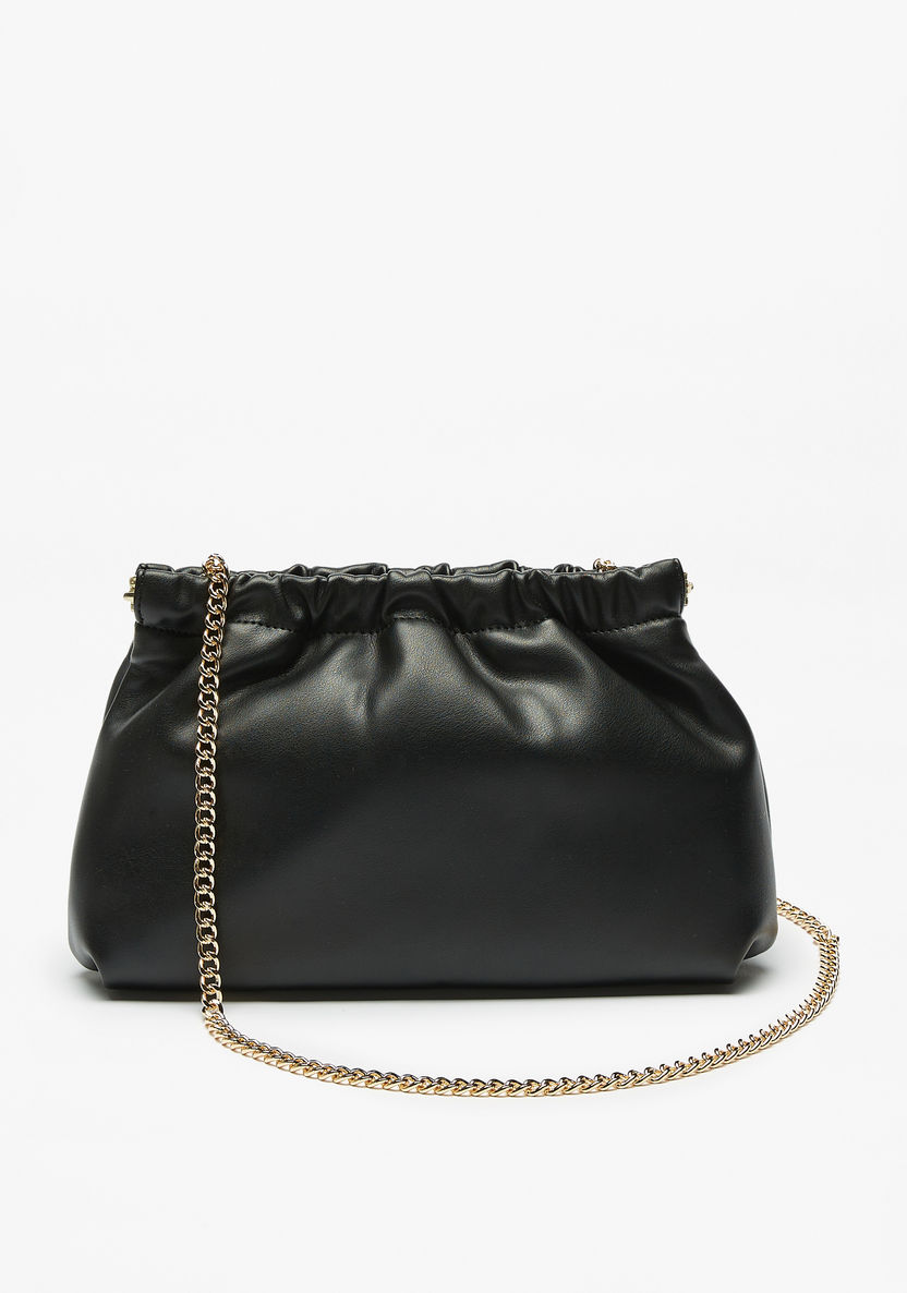 Celeste Solid Crossbody Bag with Chain Strap-Women%27s Handbags-image-0