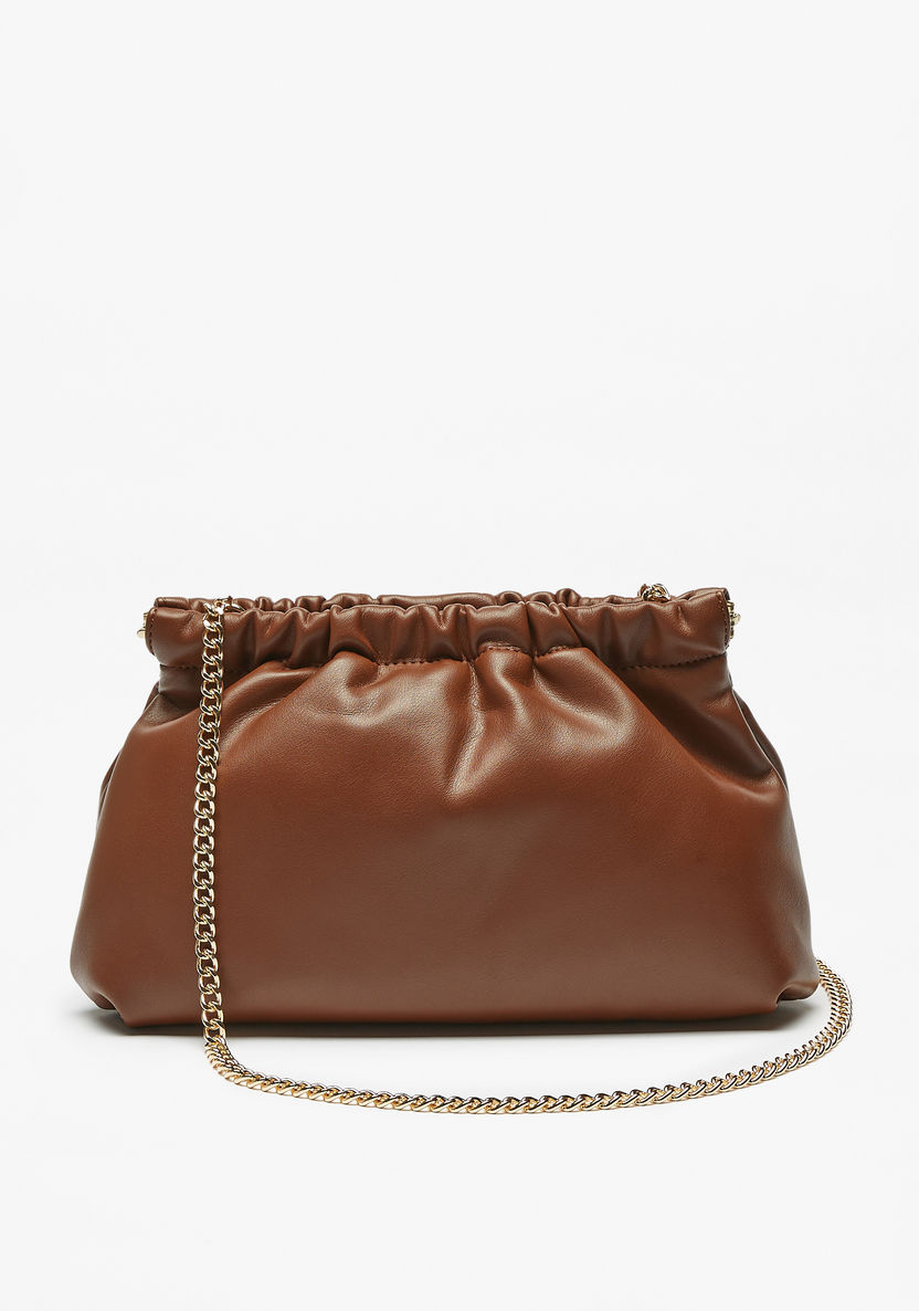 Celeste Solid Crossbody Bag with Chain Strap-Women%27s Handbags-image-0