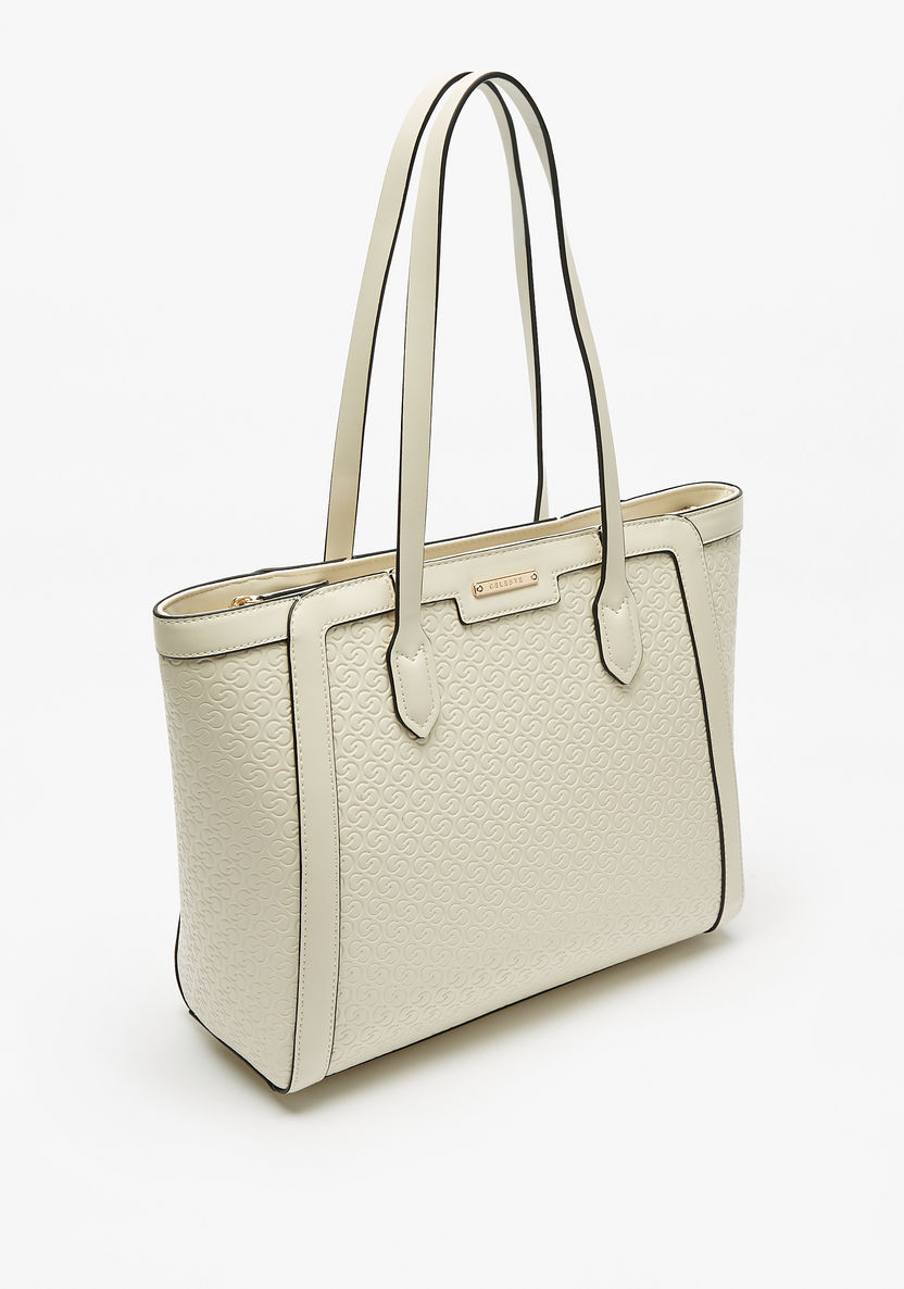 Celeste Embossed Tote Bag-Women%27s Handbags-image-2