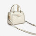 Celeste Monogram Embossed Bowler Bag with Double Handles-Women%27s Handbags-thumbnailMobile-2