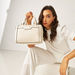Celeste Monogram Embossed Bowler Bag with Double Handles-Women%27s Handbags-thumbnail-5