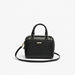 Celeste Monogram Embossed Bowler Bag with Double Handles-Women%27s Handbags-thumbnailMobile-0