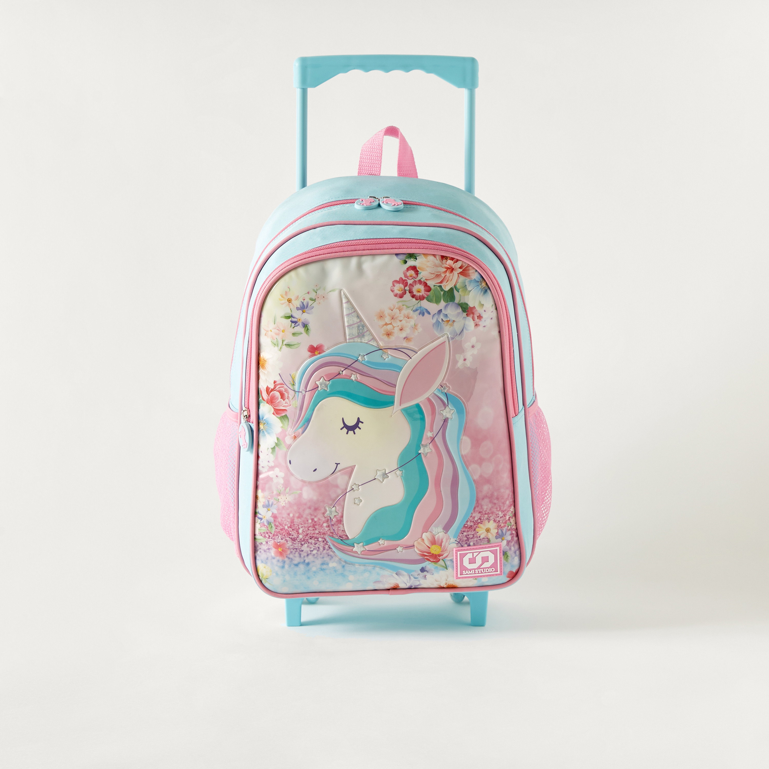 SAMI STUDIO Unicorn Print 16-inch Trolley Backpack Set - 34x20x48 cms 1-Year Warranty-school-bagsandbackpacks-sets-image-3