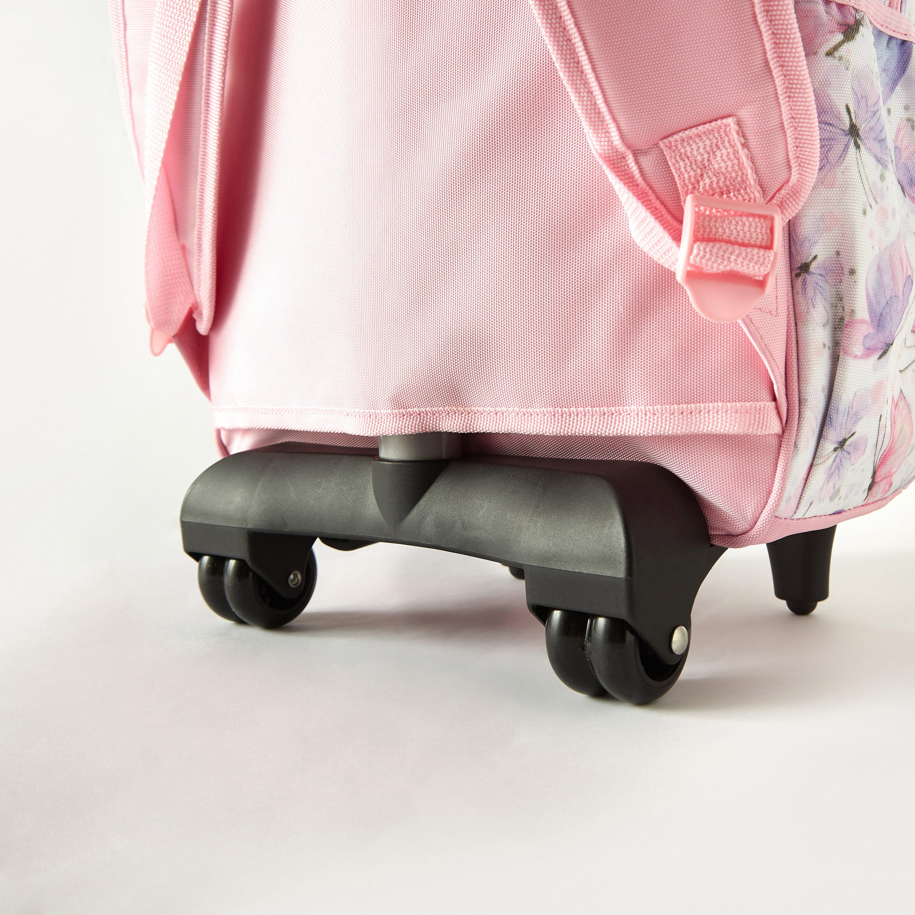 شنطة ظهر ترولي 17 بوصة بطبعات فراشة من سامي ستوديو - 43x32x18 سم - ضمان سنة واحدة-school-bagsandbackpacks-trolleybags-image-7