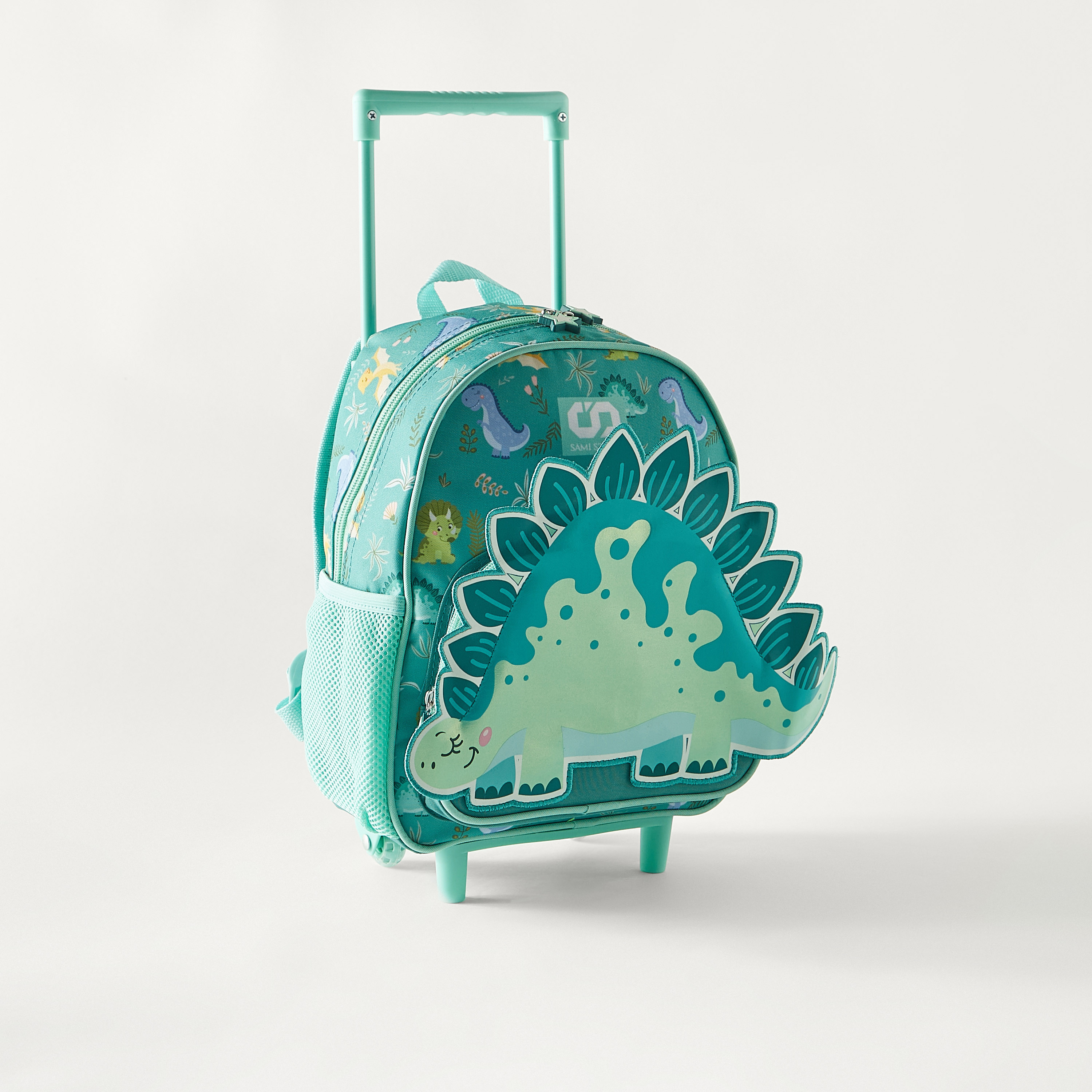 SAMI STUDIO 3-Piece Dinosaur Applique 12-inch Trolley Backpack Set - 1-Year Warranty-school-bagsandbackpacks-sets-image-2