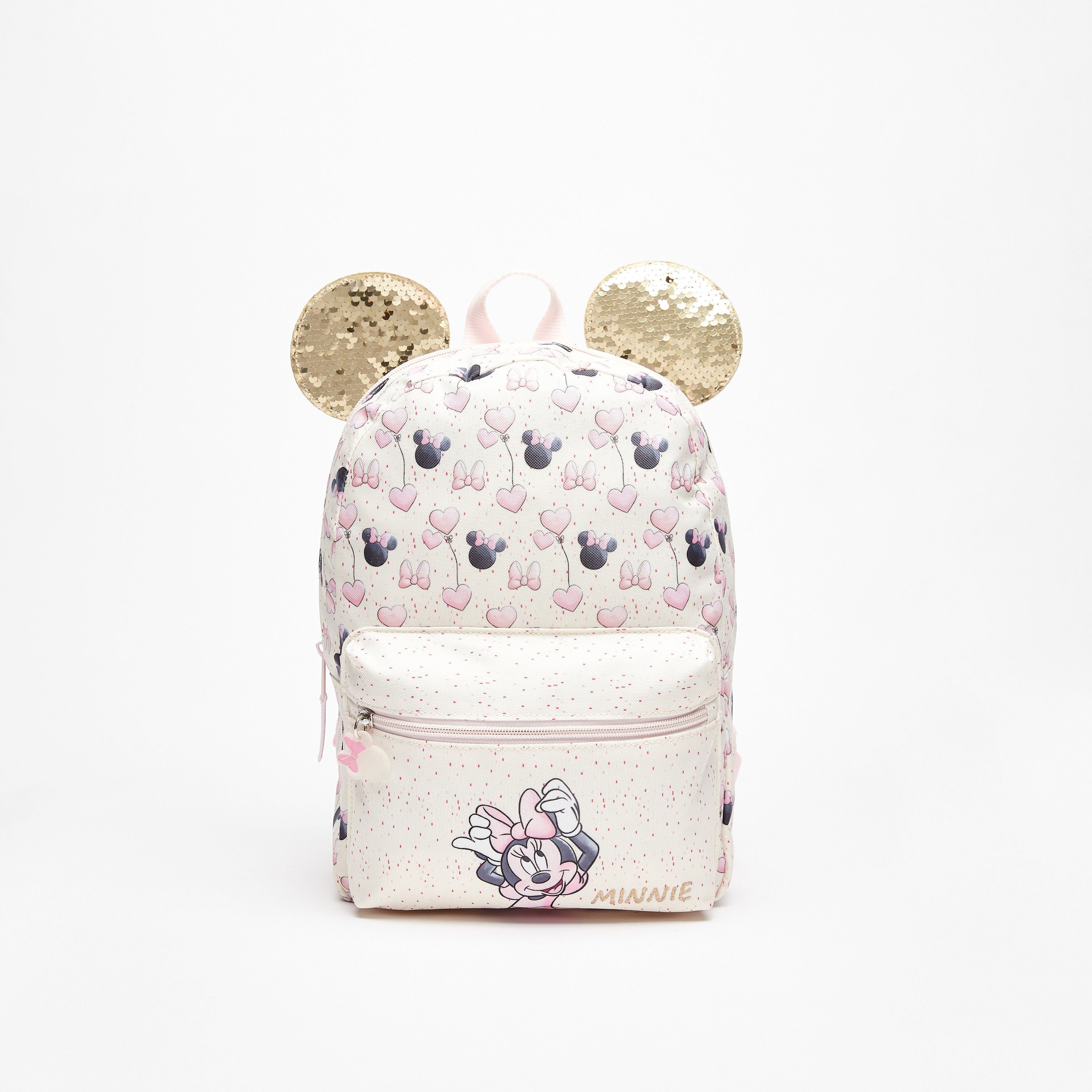 Pink minnie cheap mouse backpack