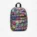 Disney Cars Print Backpack with Zip Closure and Adjustable Straps-Boy%27s Backpacks-thumbnail-0