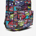 Disney Cars Print Backpack with Zip Closure and Adjustable Straps-Boy%27s Backpacks-thumbnail-2