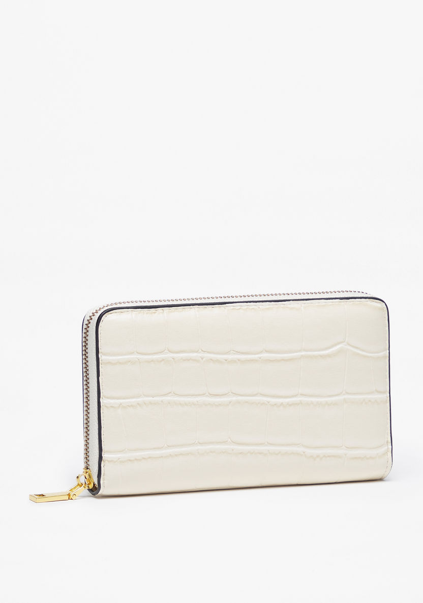 Celeste Textured Zip Around Wallet-Wallets & Clutches-image-1
