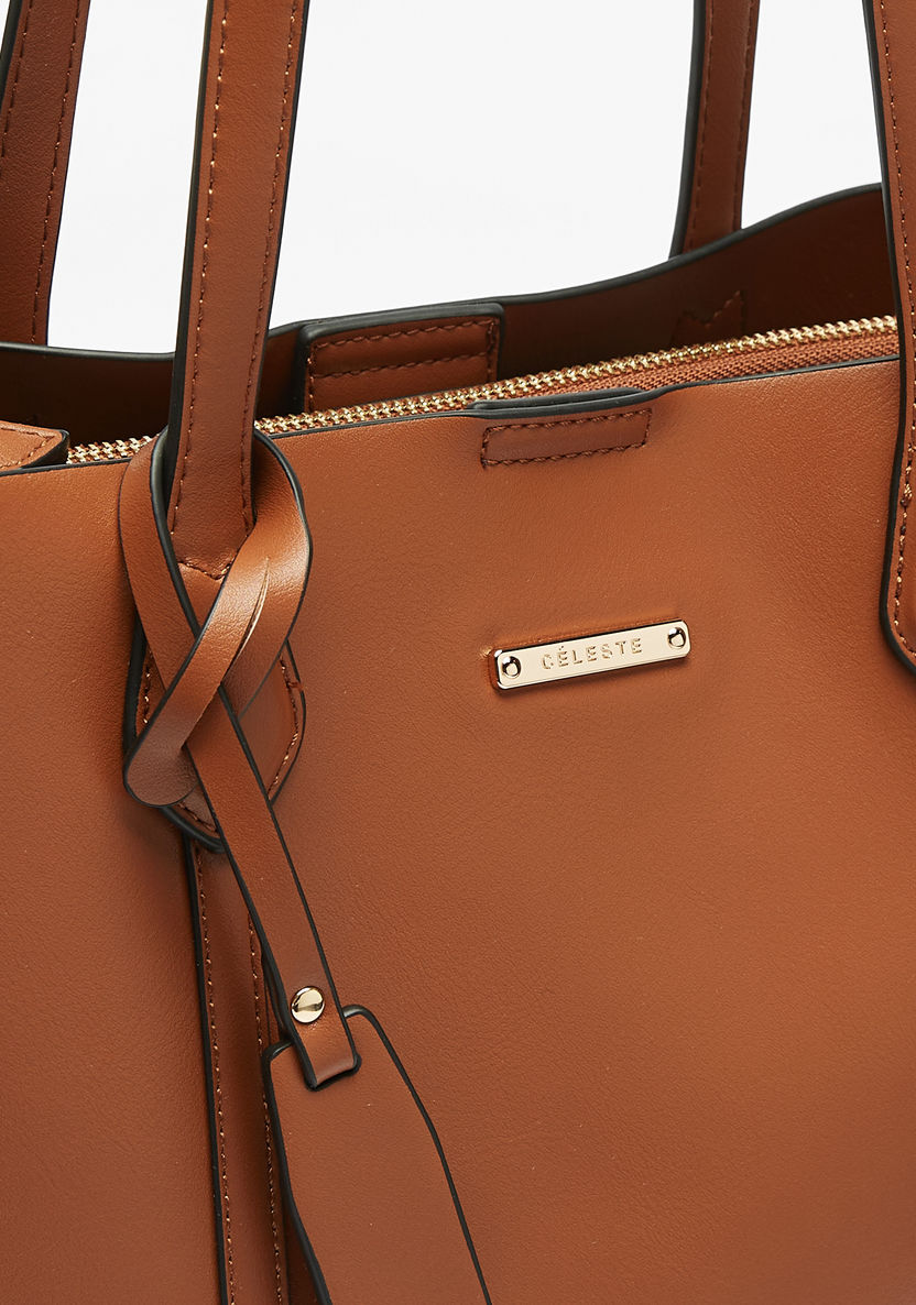 Celeste Solid Tote Bag-Women%27s Handbags-image-3