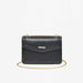 Celeste Monogram Embossed Crossbody Bag with Metallic Chain Strap-Women%27s Handbags-thumbnail-0