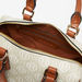 Elle Monogram Print Tote Bag with Top Handles and Zip Closure-Women%27s Handbags-thumbnail-4