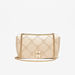 Elle Embellished Crossbody Bag with Flap Closure-Women%27s Handbags-thumbnail-0