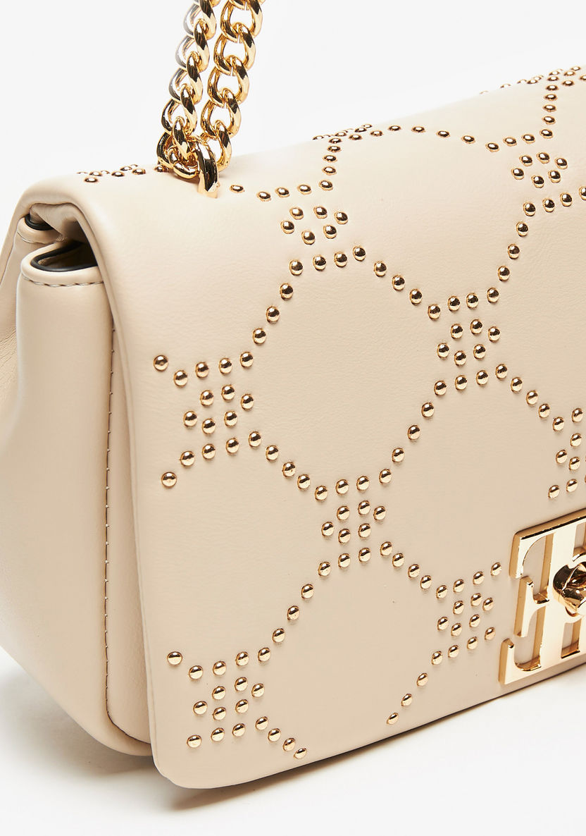 Elle Embellished Crossbody Bag with Flap Closure-Women%27s Handbags-image-3