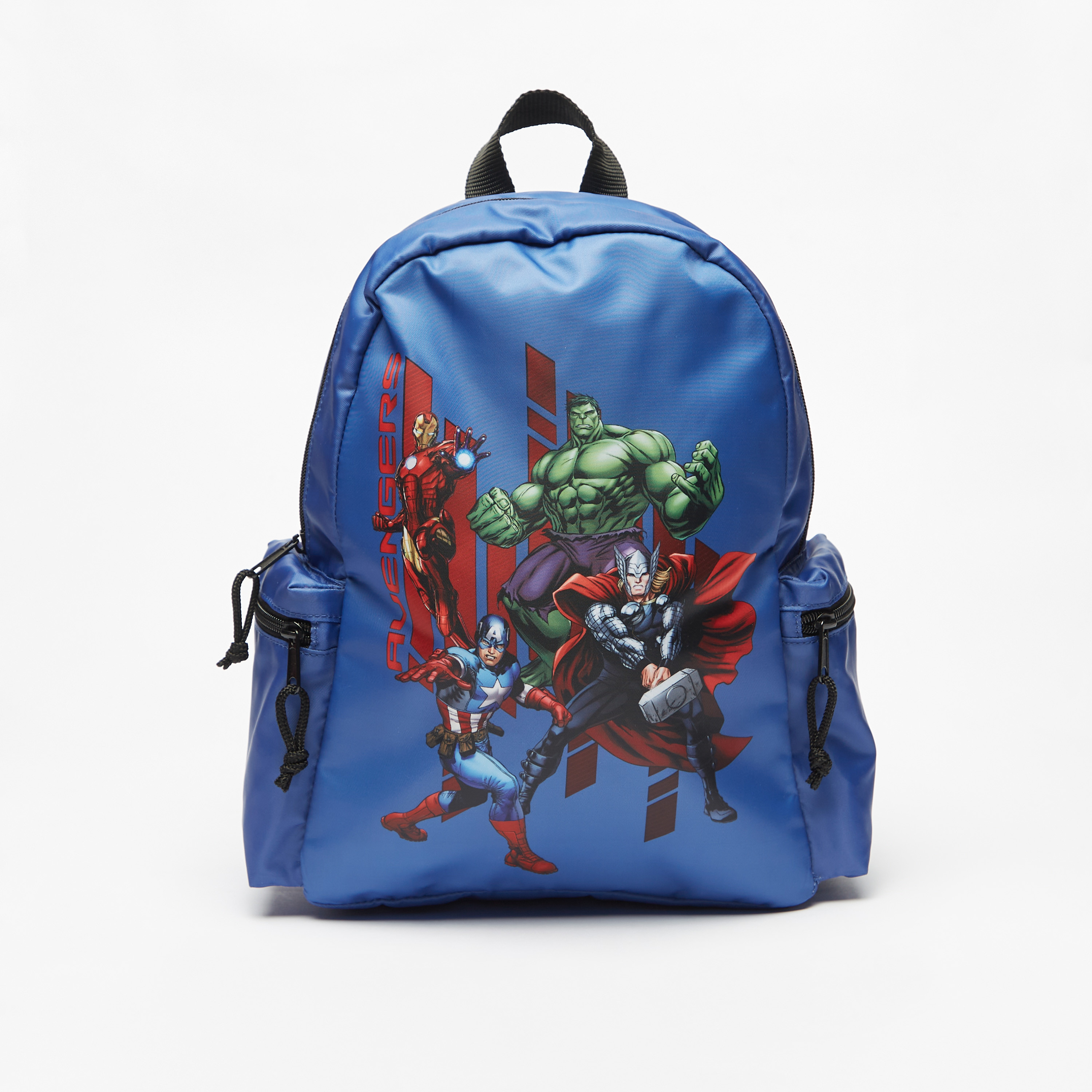 Buy Marvel Avengers Print Backpack with Zip Closure and Adjustable Straps Online for Kids Centrepoint Bahrain