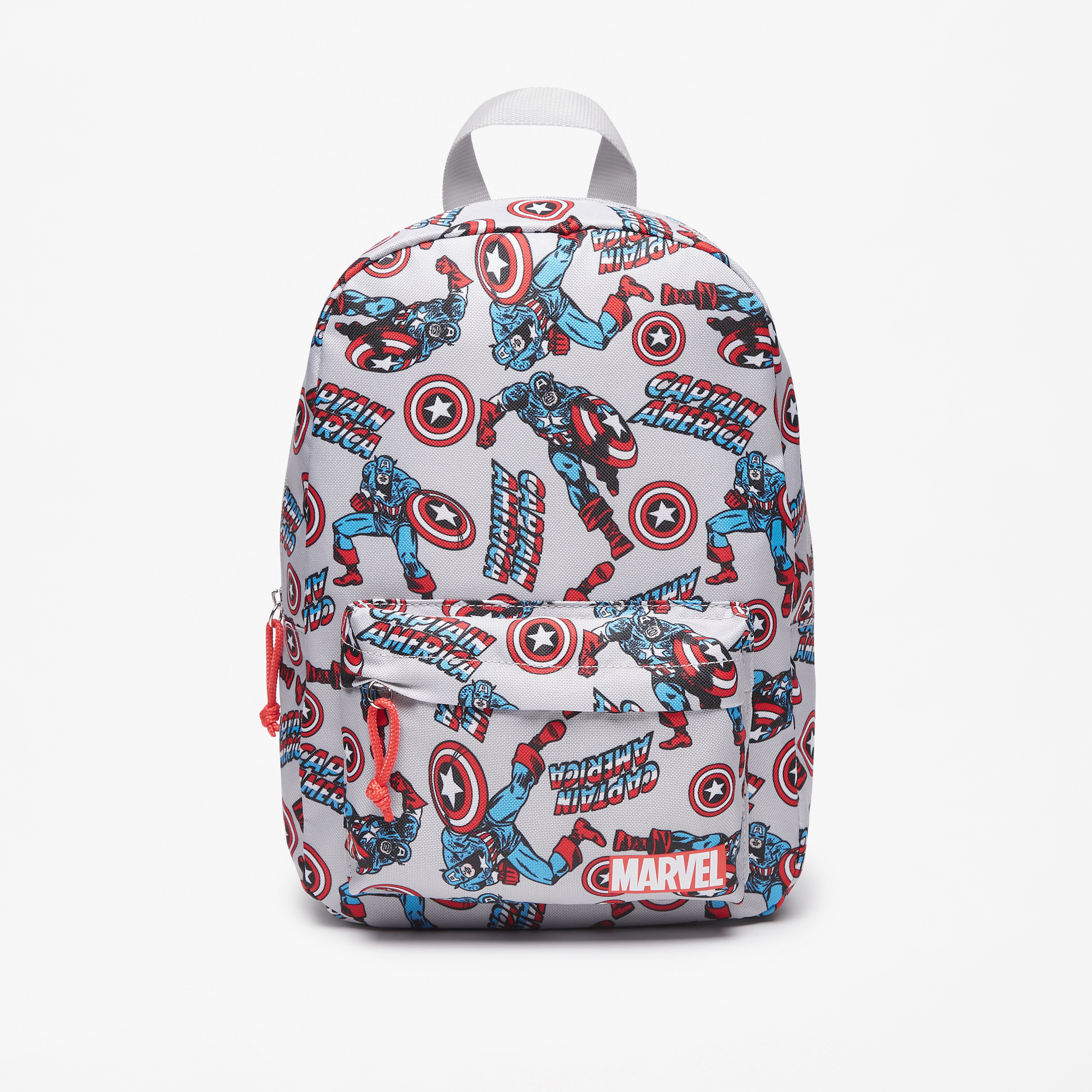 Buy Marvel All Over Captain America Print Backpack Online for Kids