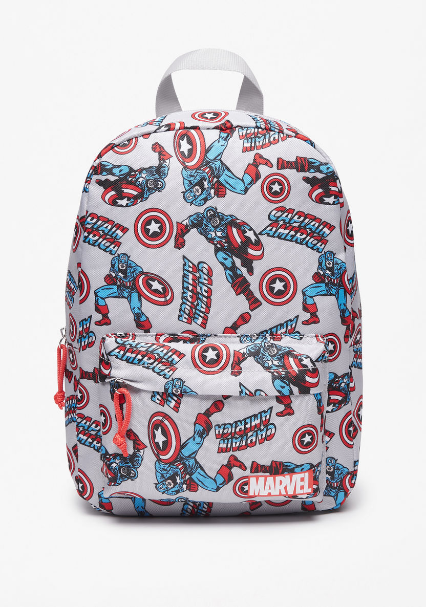 Marvel All-Over Captain America Print Backpack-Boy%27s Backpacks-image-0