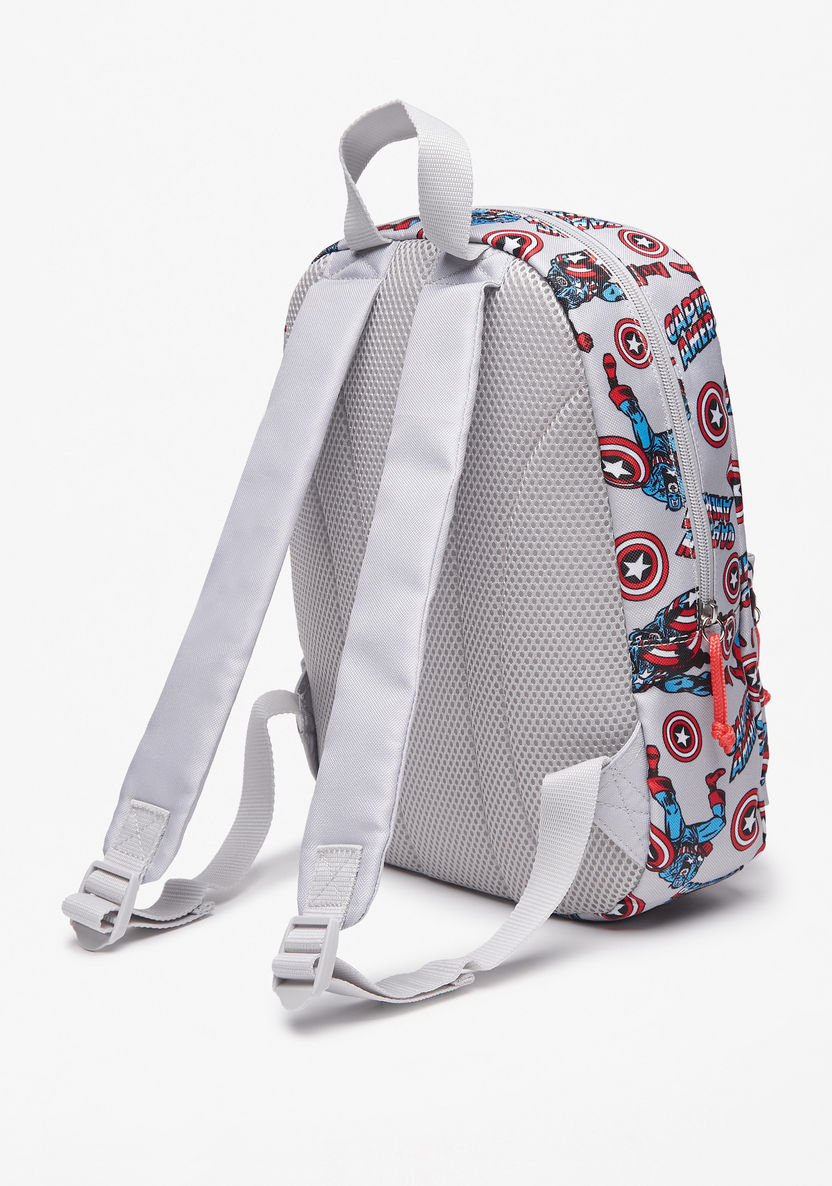 Marvel All-Over Captain America Print Backpack-Boy%27s Backpacks-image-1