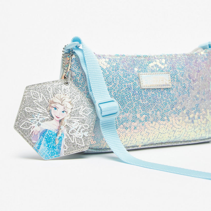 Disney Frozen Embellished Crossbody Bag with Charm-Girl%27s Bags-image-2