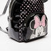 Disney Minnie Mouse Applique Detail Backpack with Adjustable Shoulder Straps-Girl%27s Backpacks-thumbnail-2