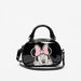 Disney Minnie Mouse Applique Detail Crossbody Bag with Handles-Girl%27s Bags-thumbnailMobile-0
