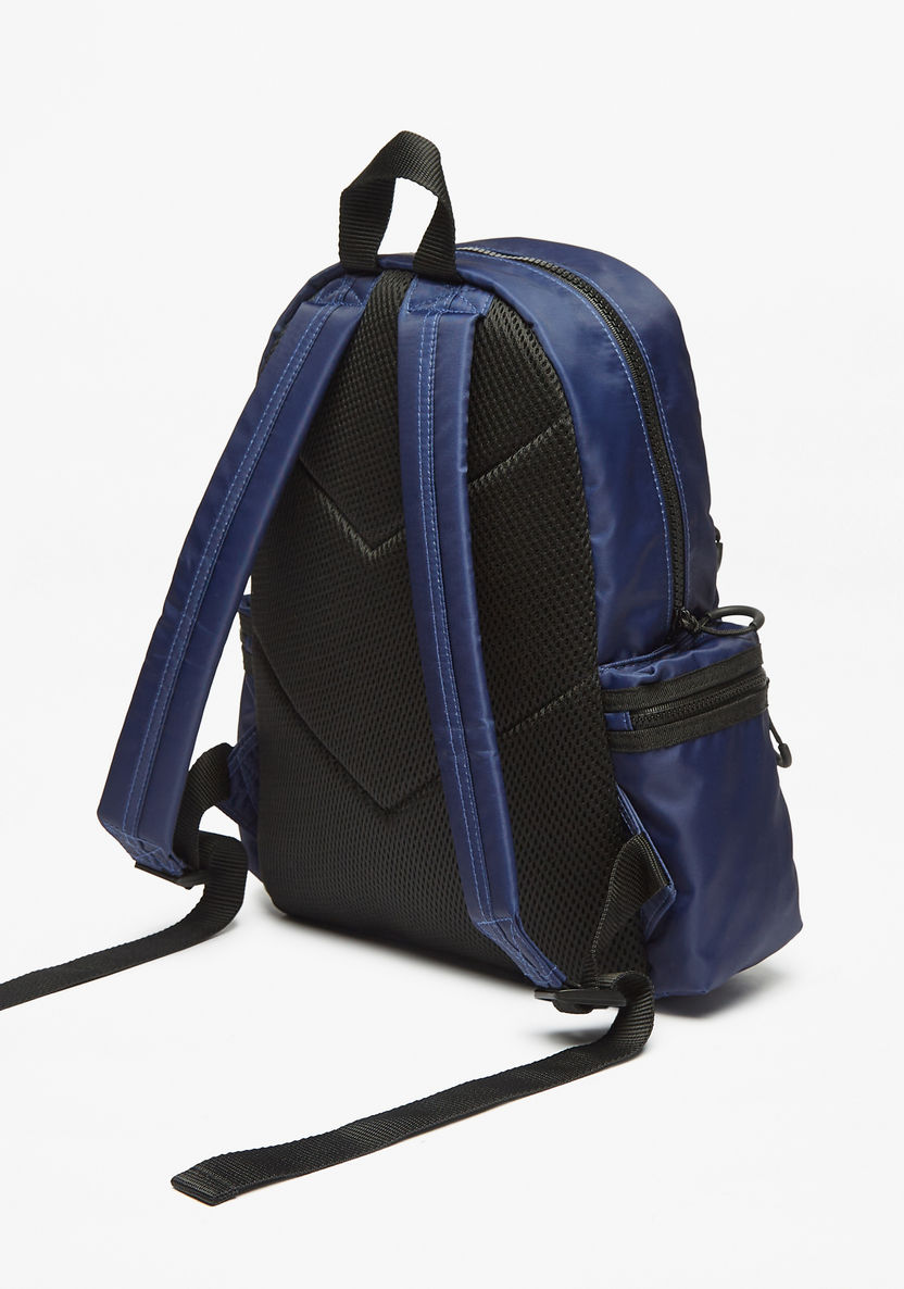 Lee Cooper Printed Backpack with Adjustable Shoulder Straps-Boy%27s Backpacks-image-1