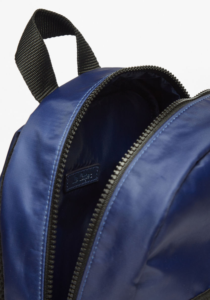 Lee Cooper Printed Backpack with Adjustable Shoulder Straps-Boy%27s Backpacks-image-3