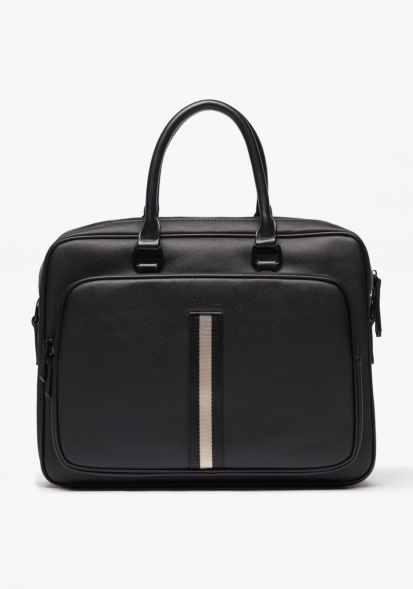 Duchini Textured Portfolio Bag-Men%27s Handbags-image-0