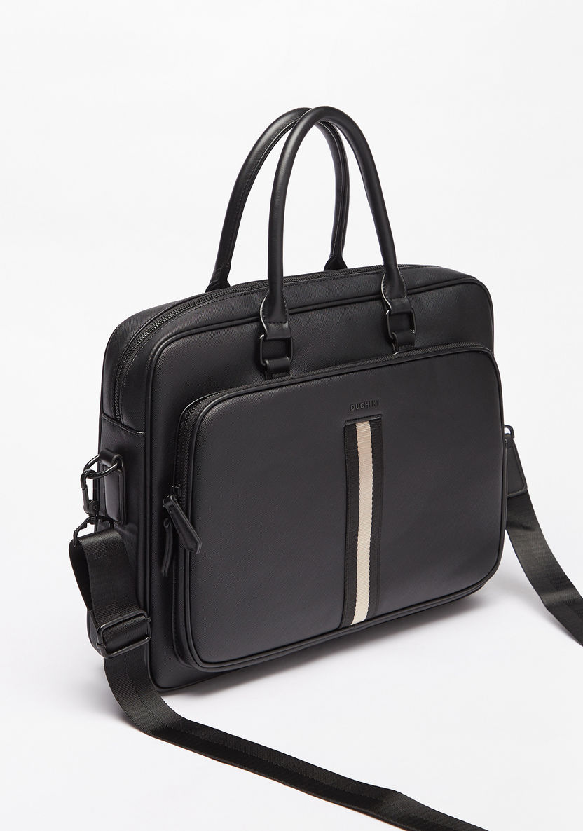 Duchini Textured Portfolio Bag-Men%27s Handbags-image-1