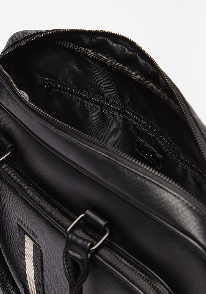 Duchini Textured Portfolio Bag-Men%27s Handbags-image-3