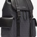 Duchini Monogram Print Backpack with Adjustable Straps-Men%27s Backpacks-thumbnailMobile-2
