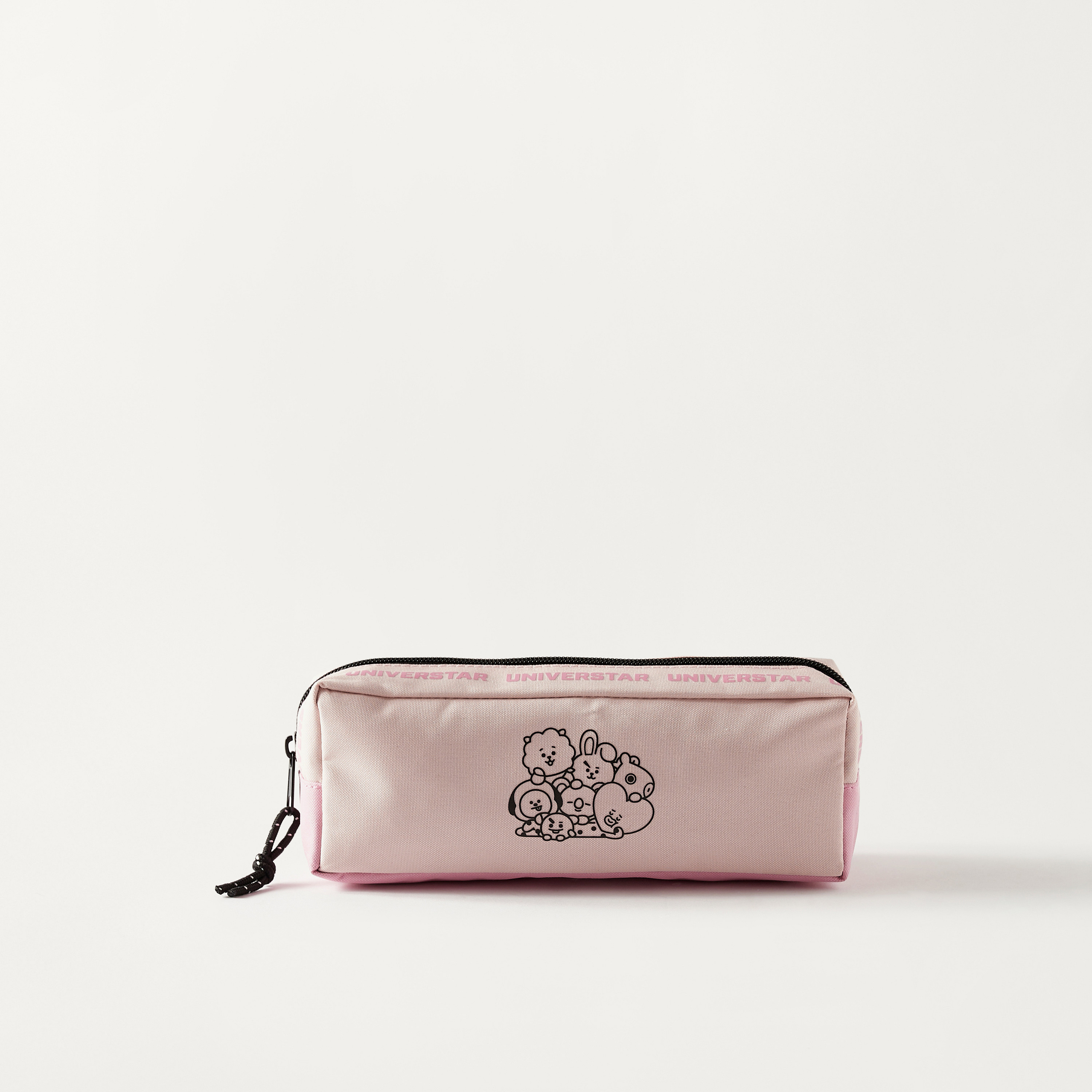 مقلمة بسحّاب إغلاق وطبعات من بي تي 21 - ضمان سنة واحدة-school-stationery-pencilcases-image-1