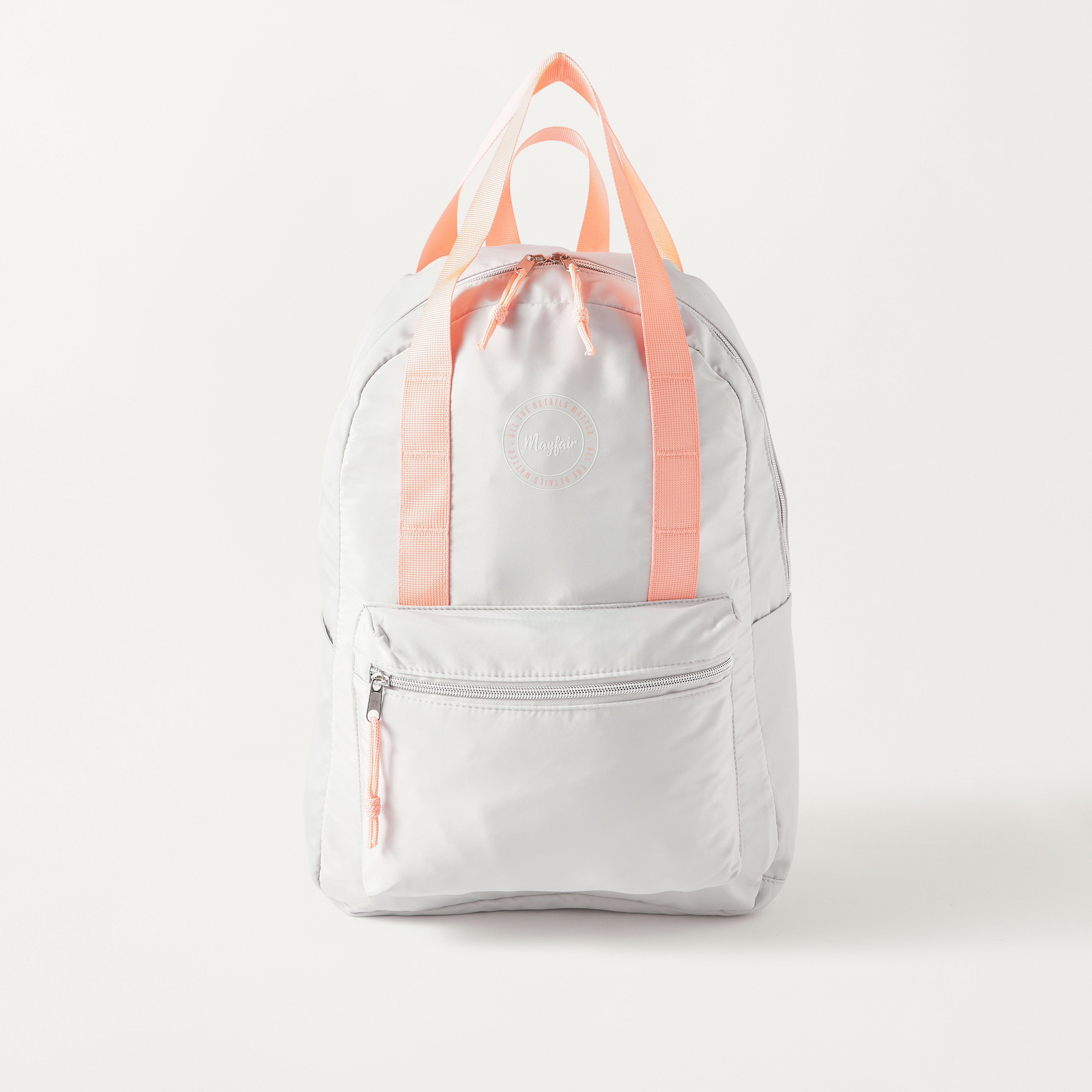 Mayfair Solid Backpack with Adjustable Straps - 40x30x17 cms 1-Year Warranty-school-bagsandbackpacks-backpacks-image-2
