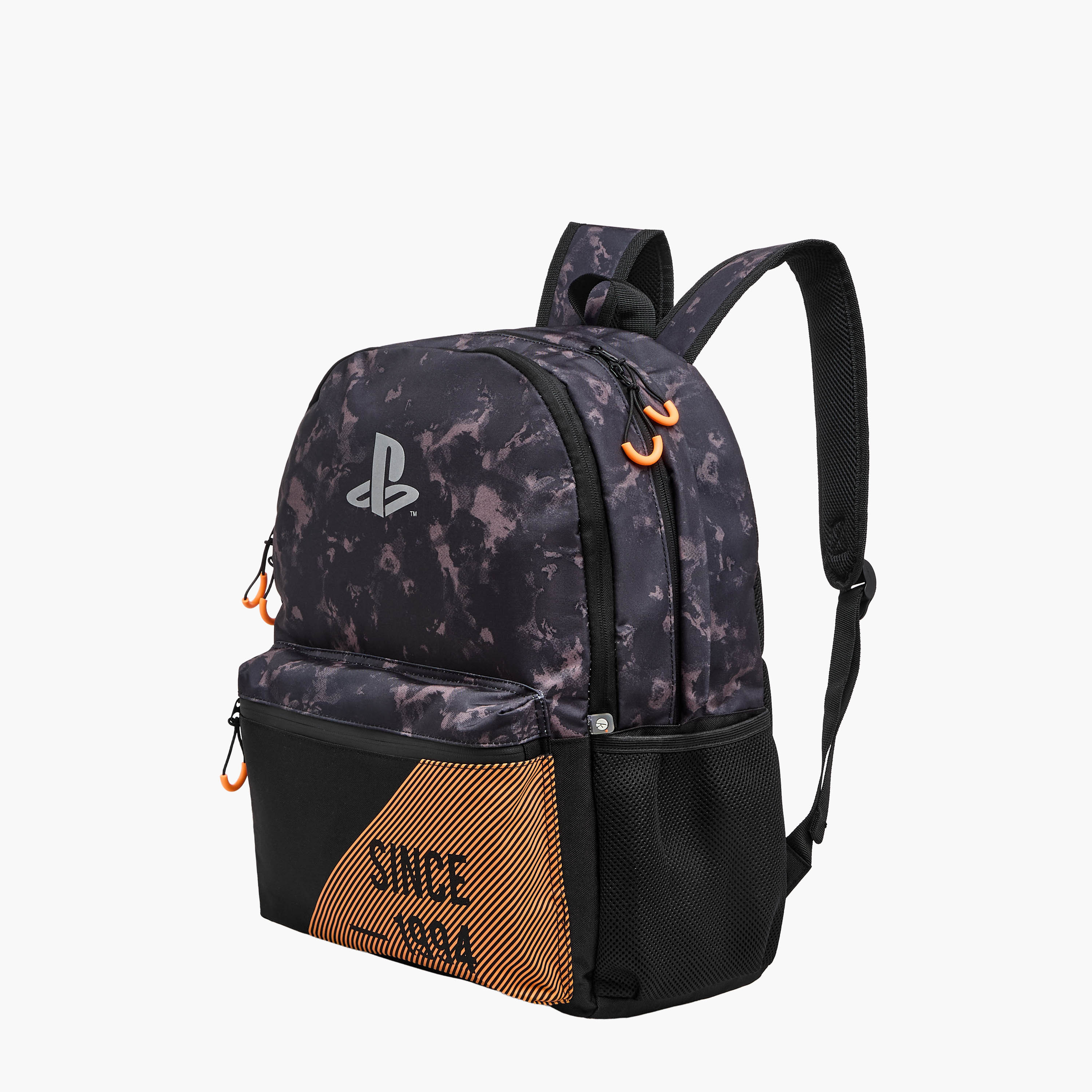 شنطة ظهر بحمّالات قابلة للتعديل وطبعات بلاي ستيشن - 50x36x15 سم - ضمان سنة واحدة-school-bagsandbackpacks-backpacks-image-2