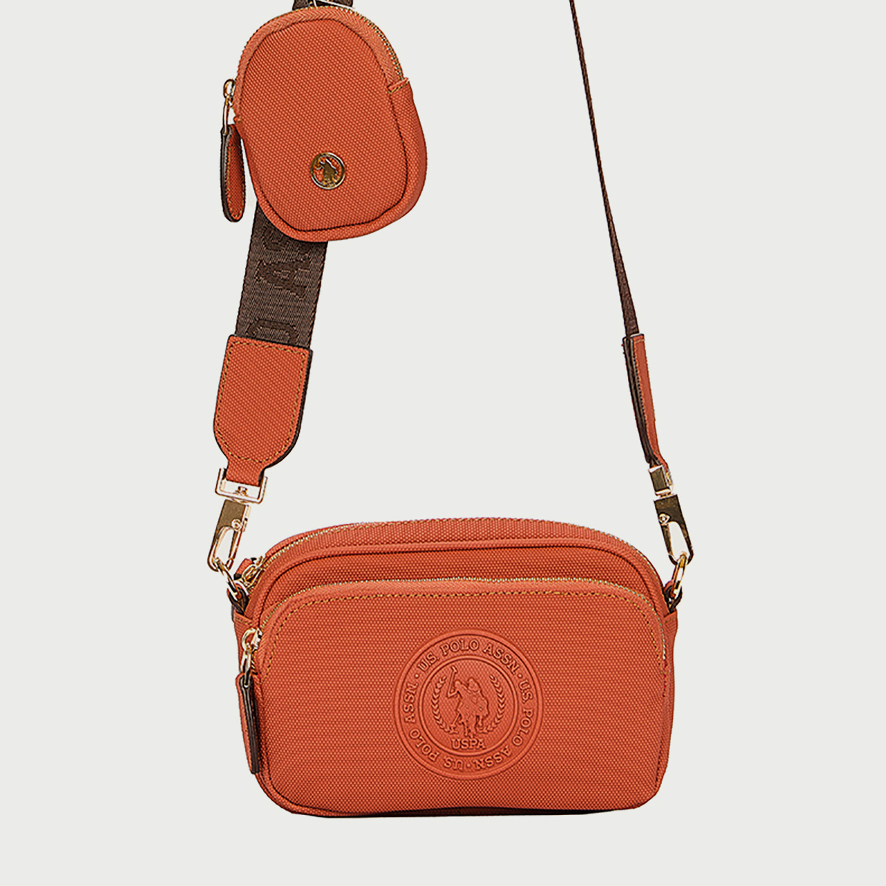 US Polo Logo Crossbody Bag with Detachable Strap and Pouch-women-bagsandwallets-handbags-image-1