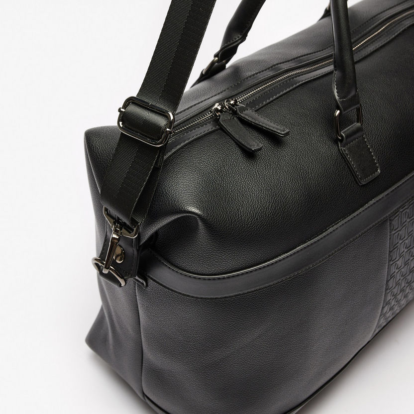 Duchini Textured Duffel Bag-Duffle Bags-image-2