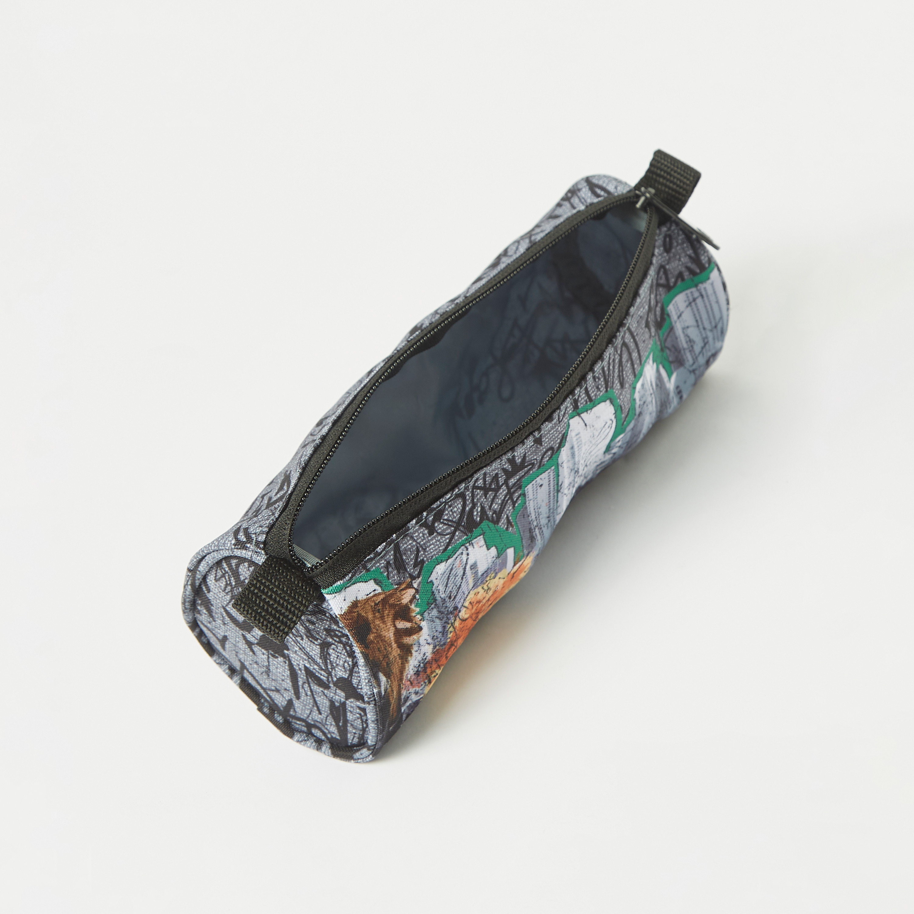 Kaos Graffiti Print 3-Piece Trolley Backpack Set - 18 inches-school-bagsandbackpacks-trolleybags-image-11