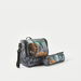 Kaos Graffiti Print 3-Piece Trolley Backpack Set - 18 inches-School Sets-thumbnail-3